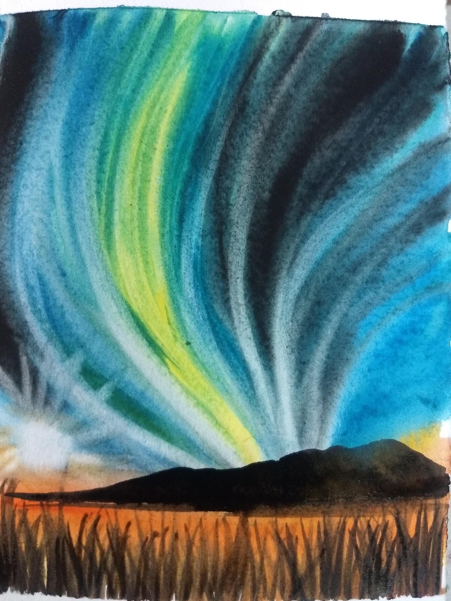 Watercolor skies with Nilam - image 5 - student project