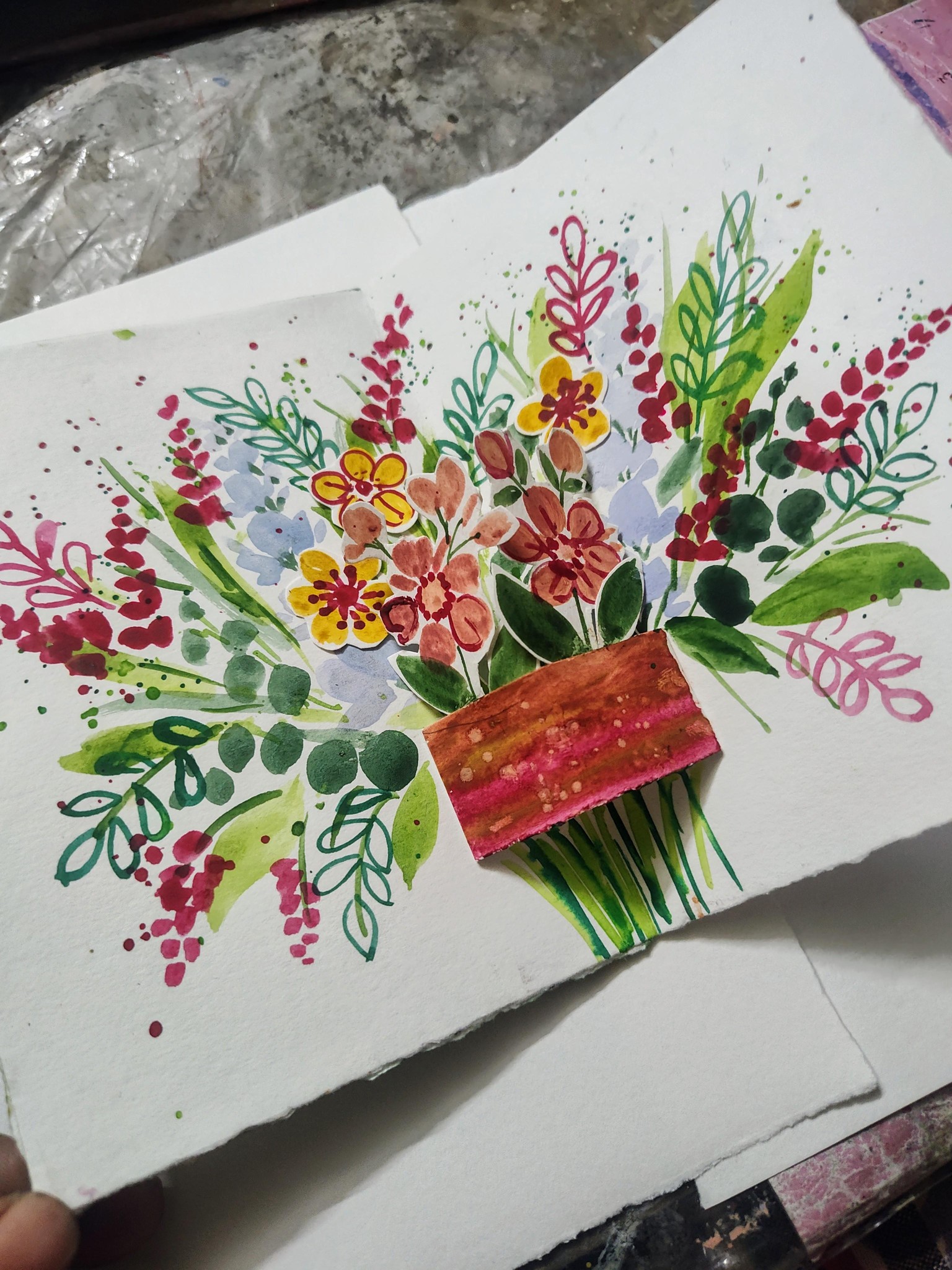 Watercolor cards that pop with Femvisionary - image 3 - student project