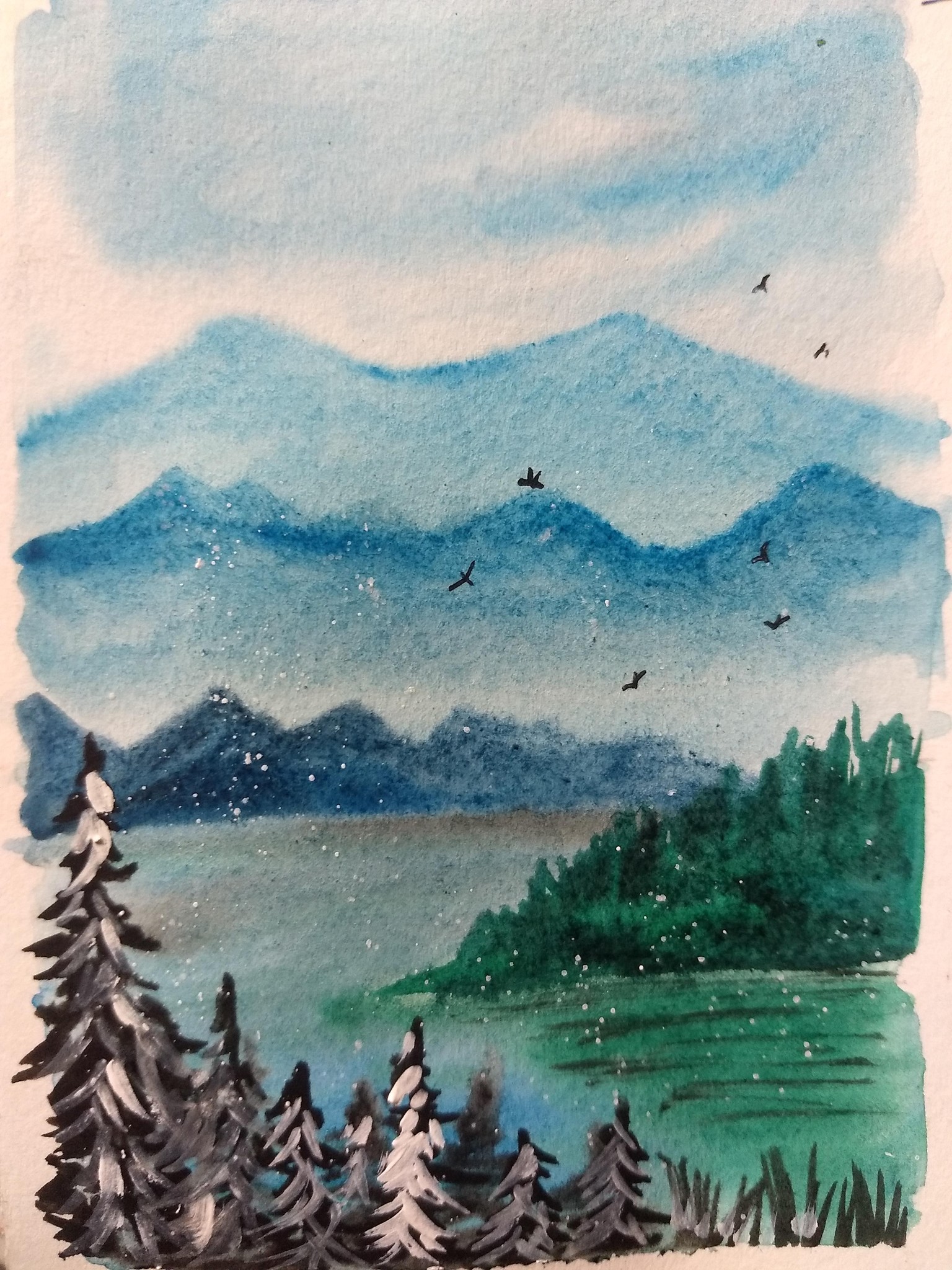 Winter landscape with Umashree - image 34 - student project