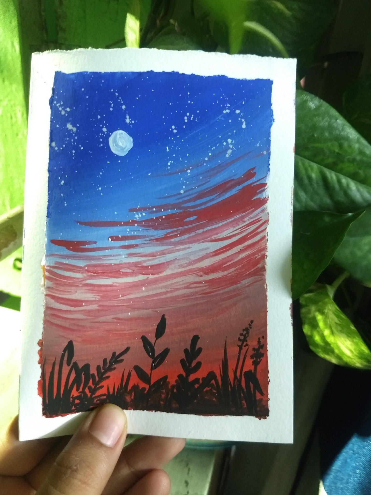 Gouache mini landscape - image 5 - student project