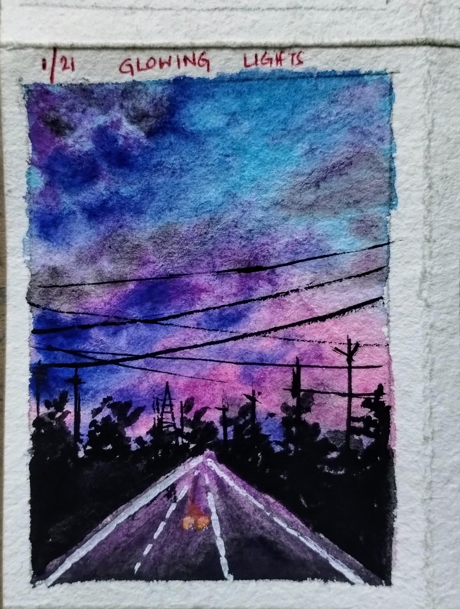 21 days Watercolor challenge with umashree - image 14 - student project