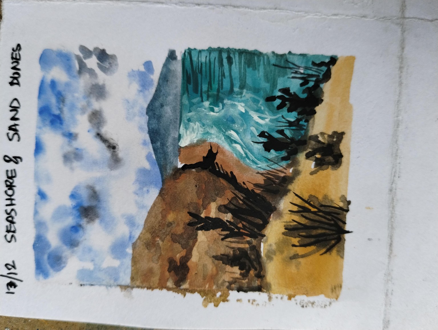 12 day gouache with Shanan - image 9 - student project
