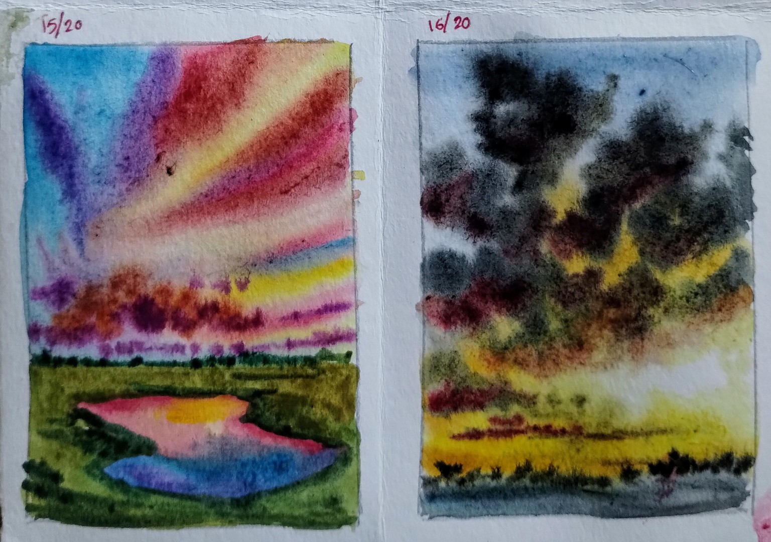 20 days Skyscape challenge with Dhritikana - image 2 - student project