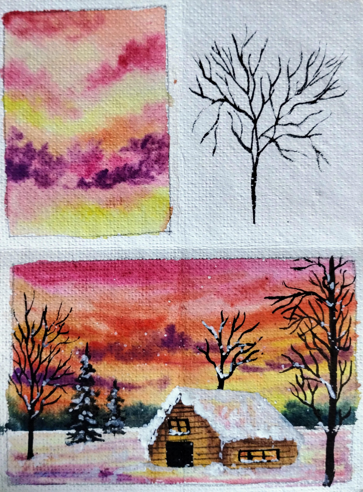 Dreamy winter landscape with Shalika - image 1 - student project