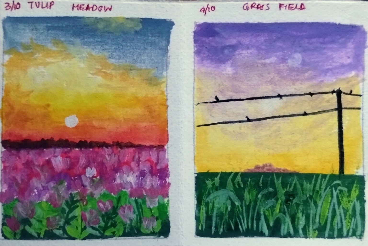 Meadow painting with Umashree - image 4 - student project