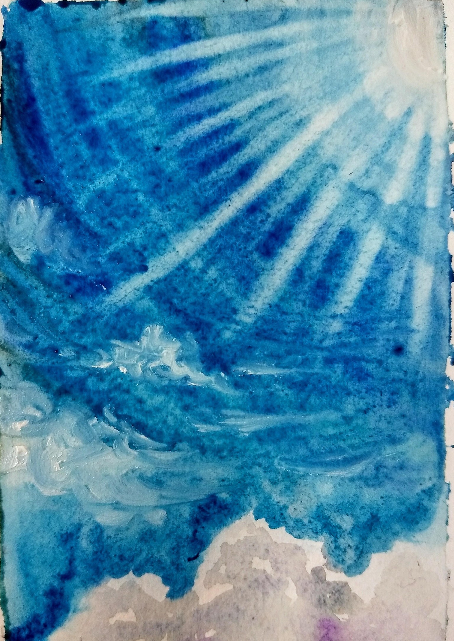 Watercolor skies with Nilam - image 16 - student project