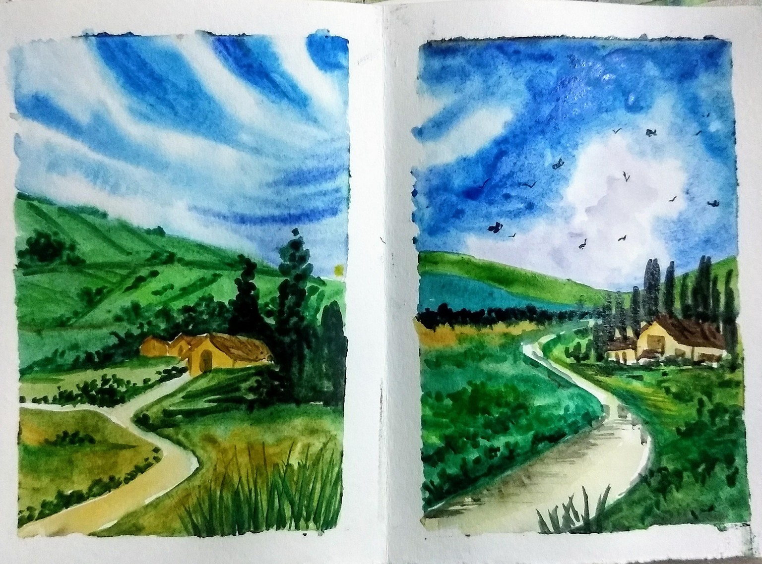 Countryside landscape with Shreya - image 4 - student project