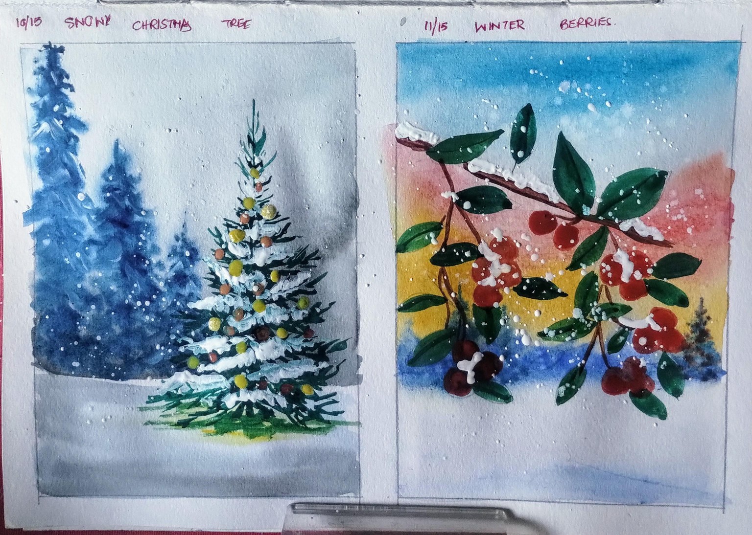 15 festive painting for magical Christmas with Geethu - image 3 - student project
