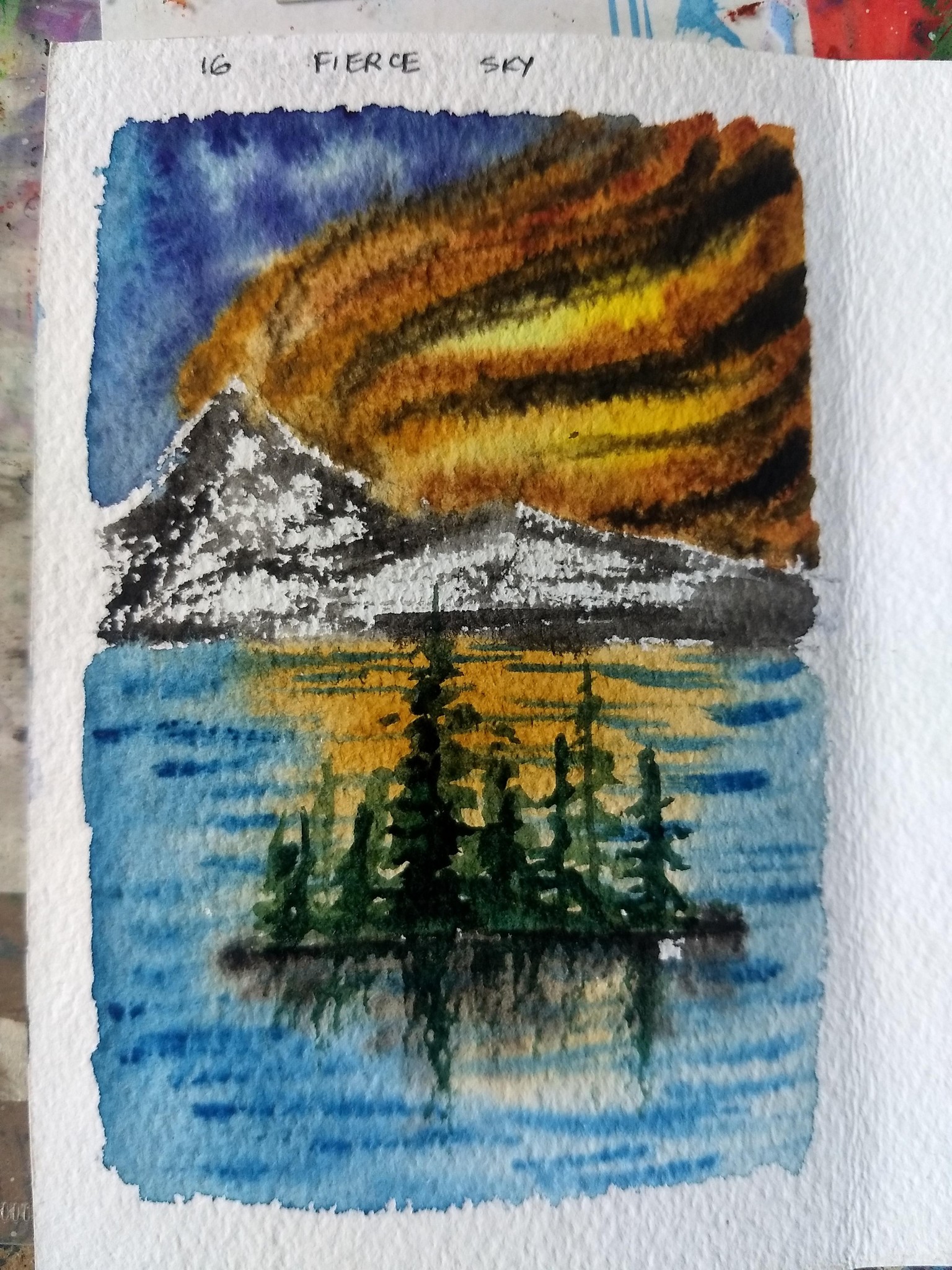 21 days watercolor seascape with umashree - image 6 - student project