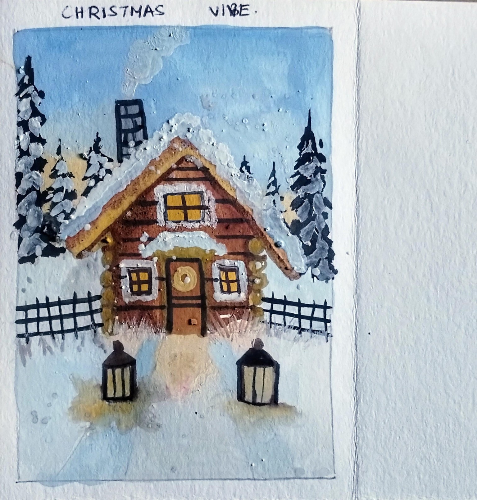 Christmas vive painting with Mohini - image 1 - student project