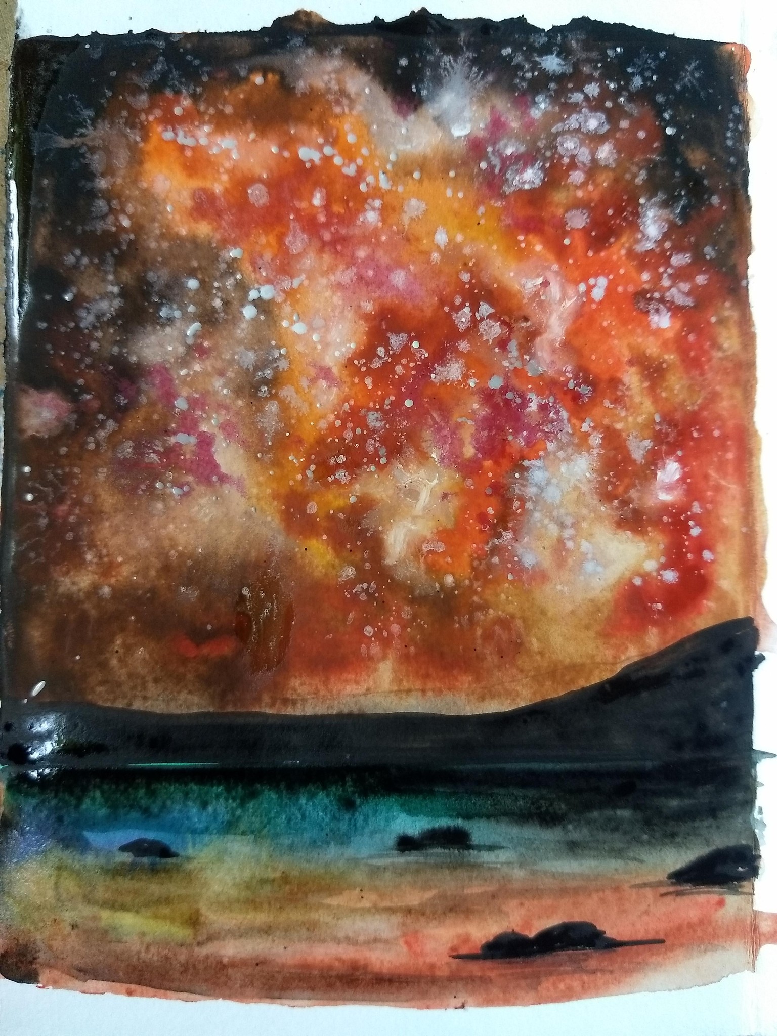 Watercolor skies with Nilam - image 6 - student project