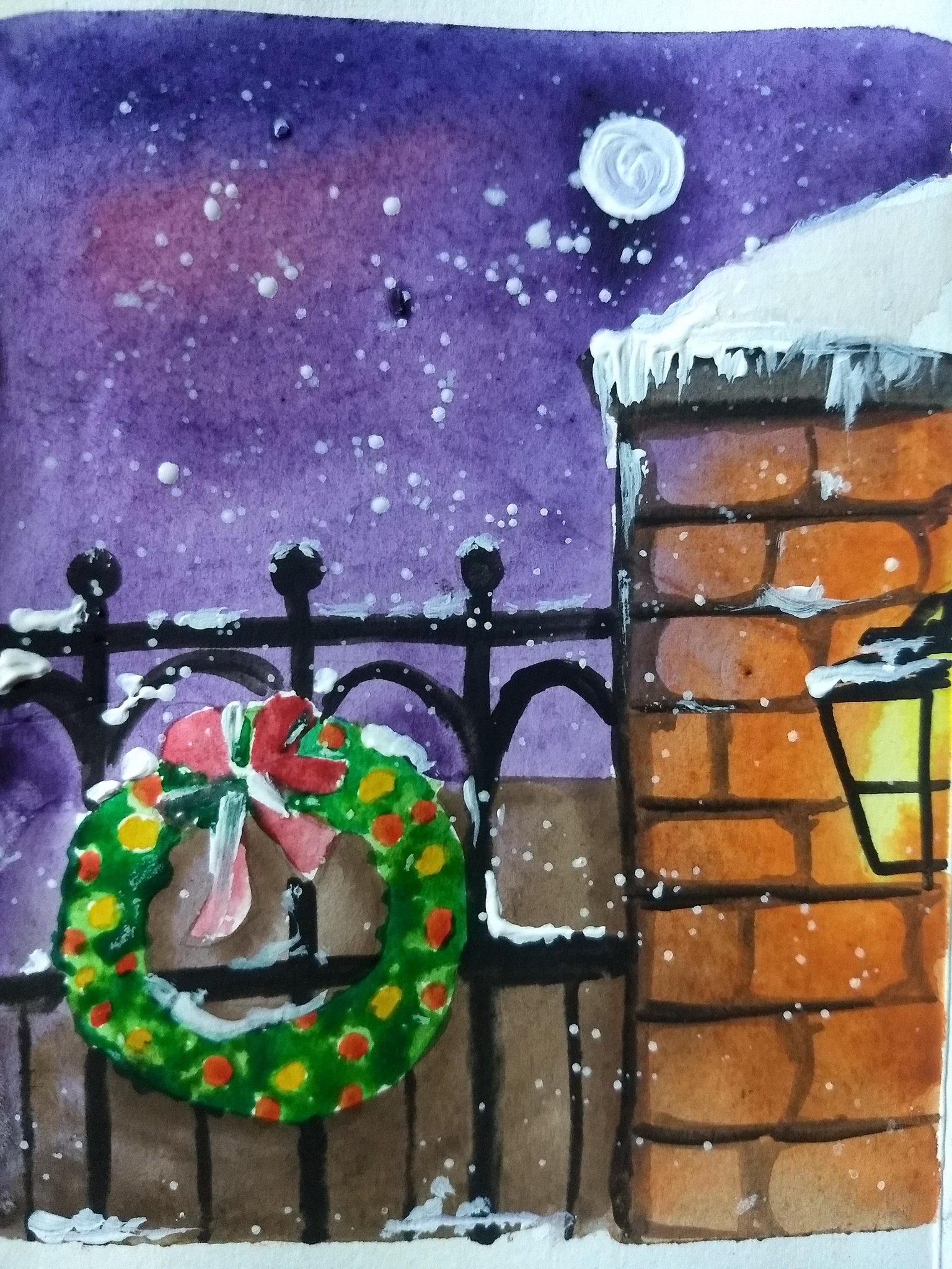 Winter landscape with Umashree - image 6 - student project