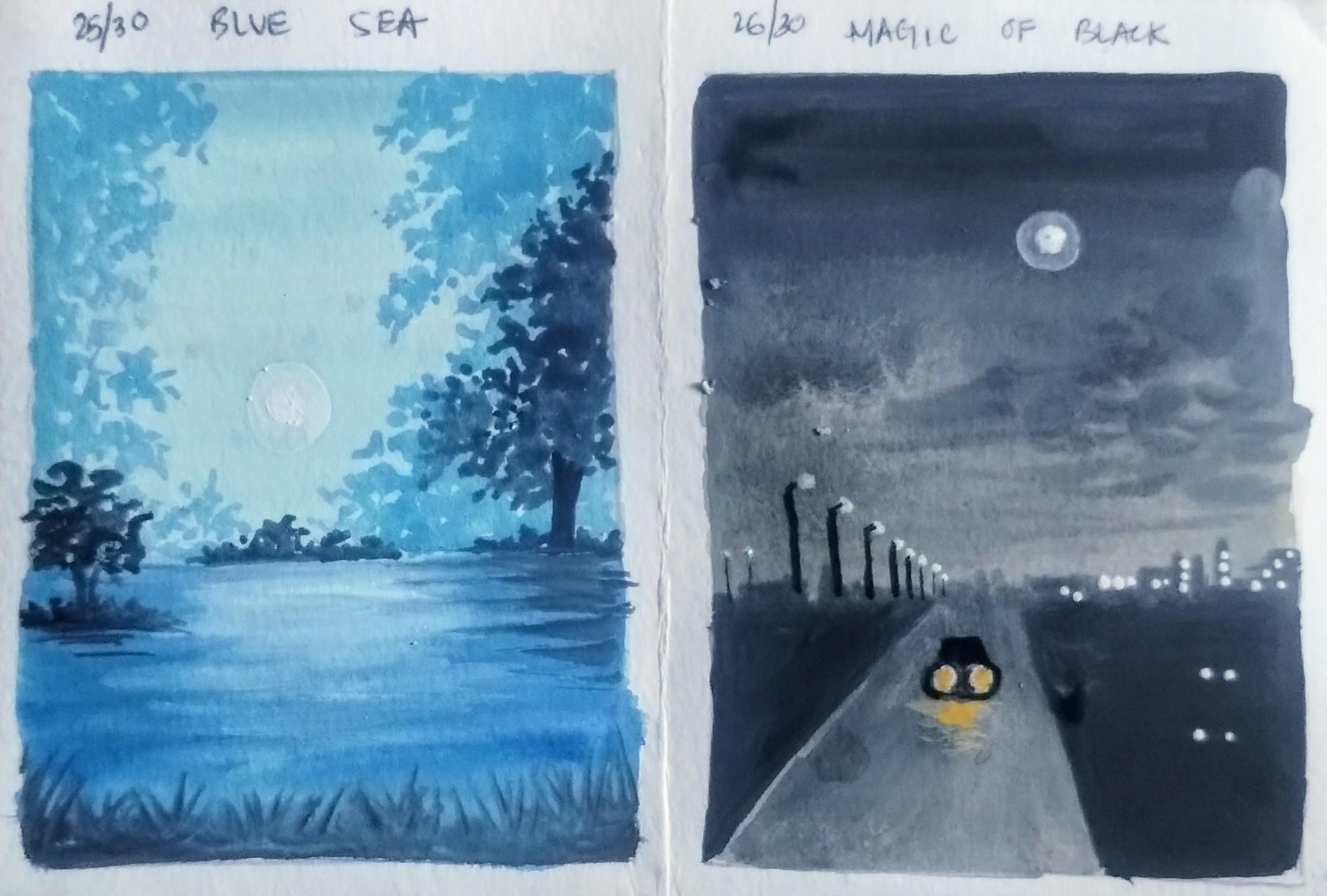 30 days gouache with Umashree - image 2 - student project