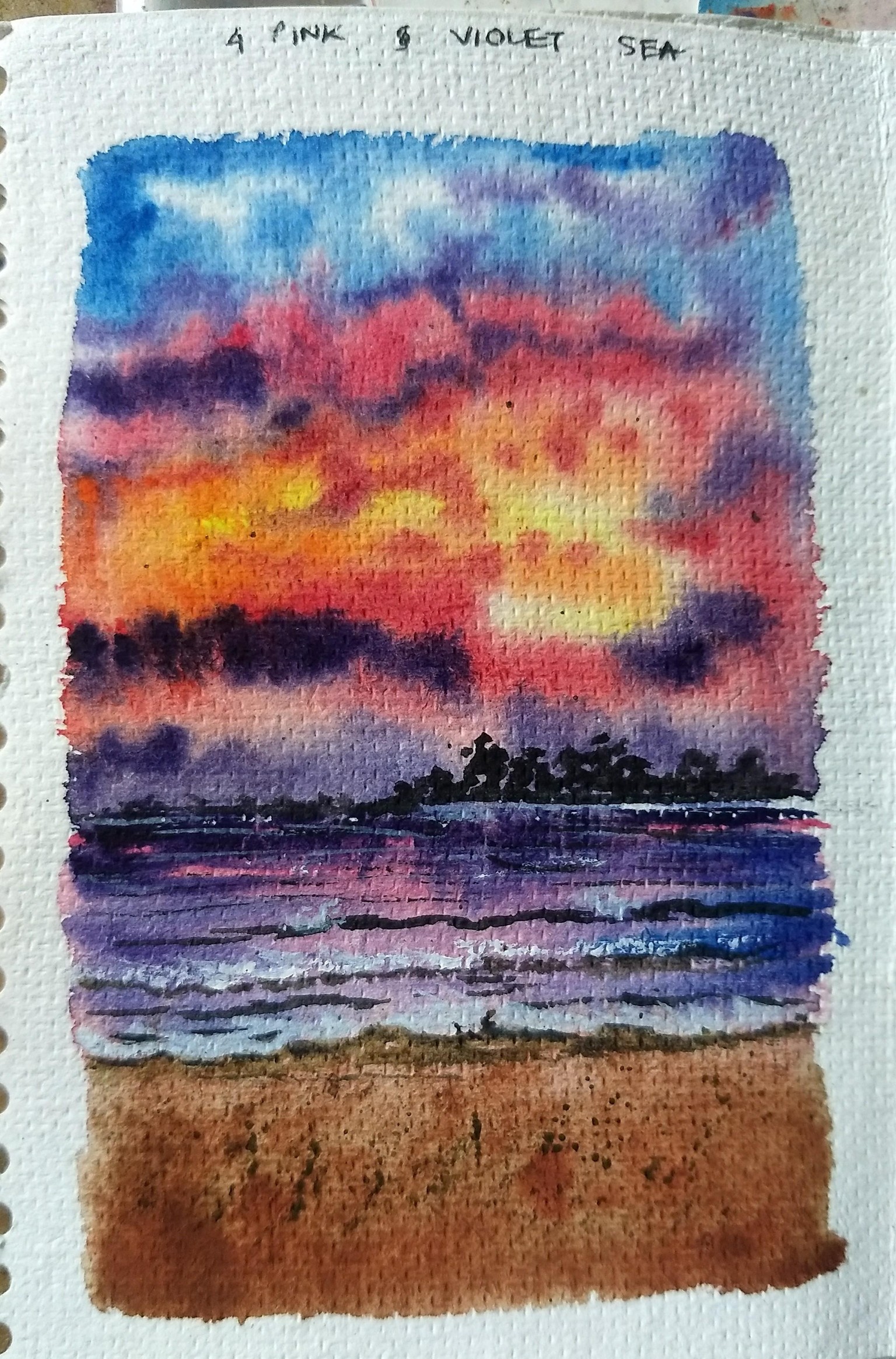 21 days watercolor seascape with umashree - image 18 - student project