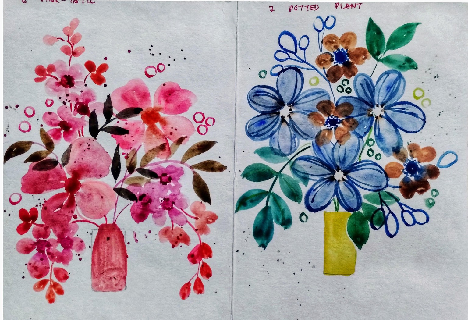 Week 3 -15 days pastel florals with Femvisionary - image 5 - student project