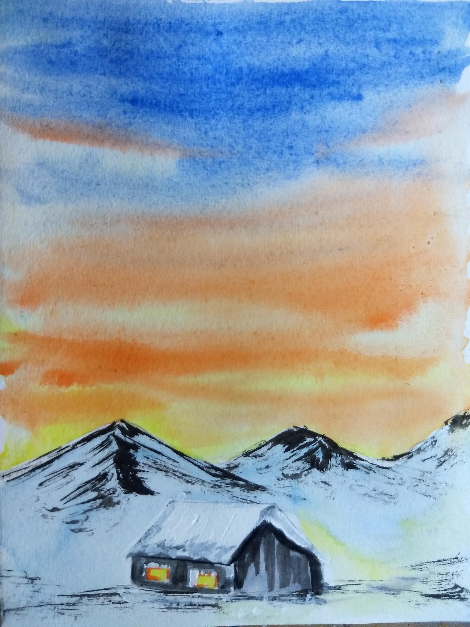 Winter landscape with Umashree - image 26 - student project