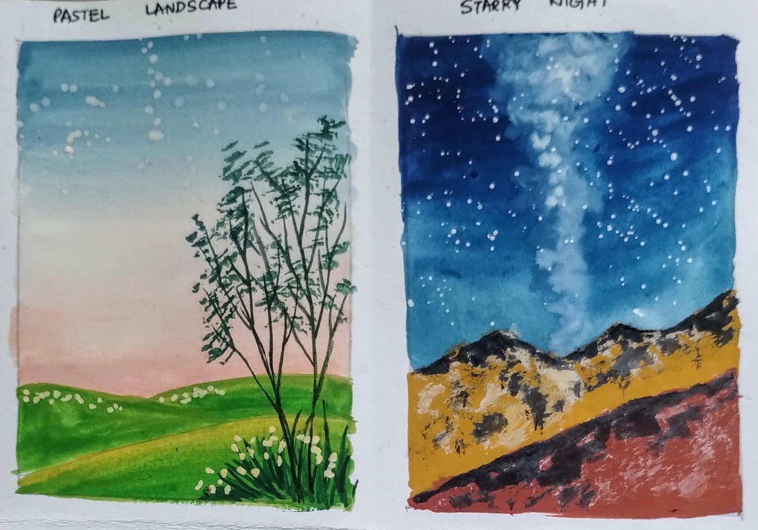 15 days landscape painting with MOHINI - image 6 - student project
