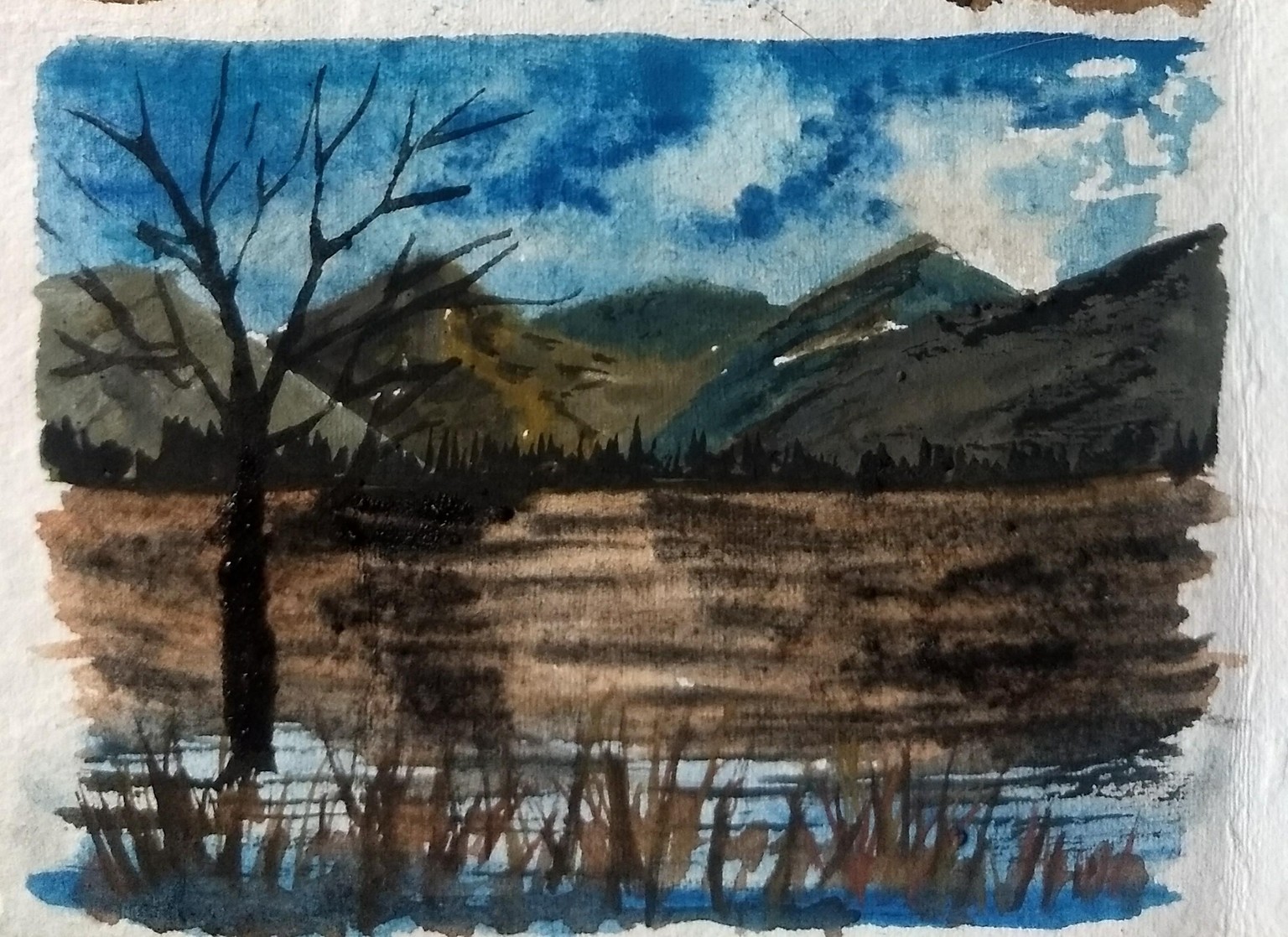 4 gouache lakes with shanan - image 2 - student project