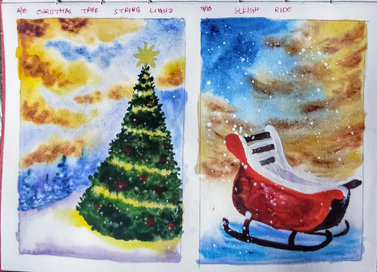 15 festive painting for magical Christmas with Geethu - image 5 - student project