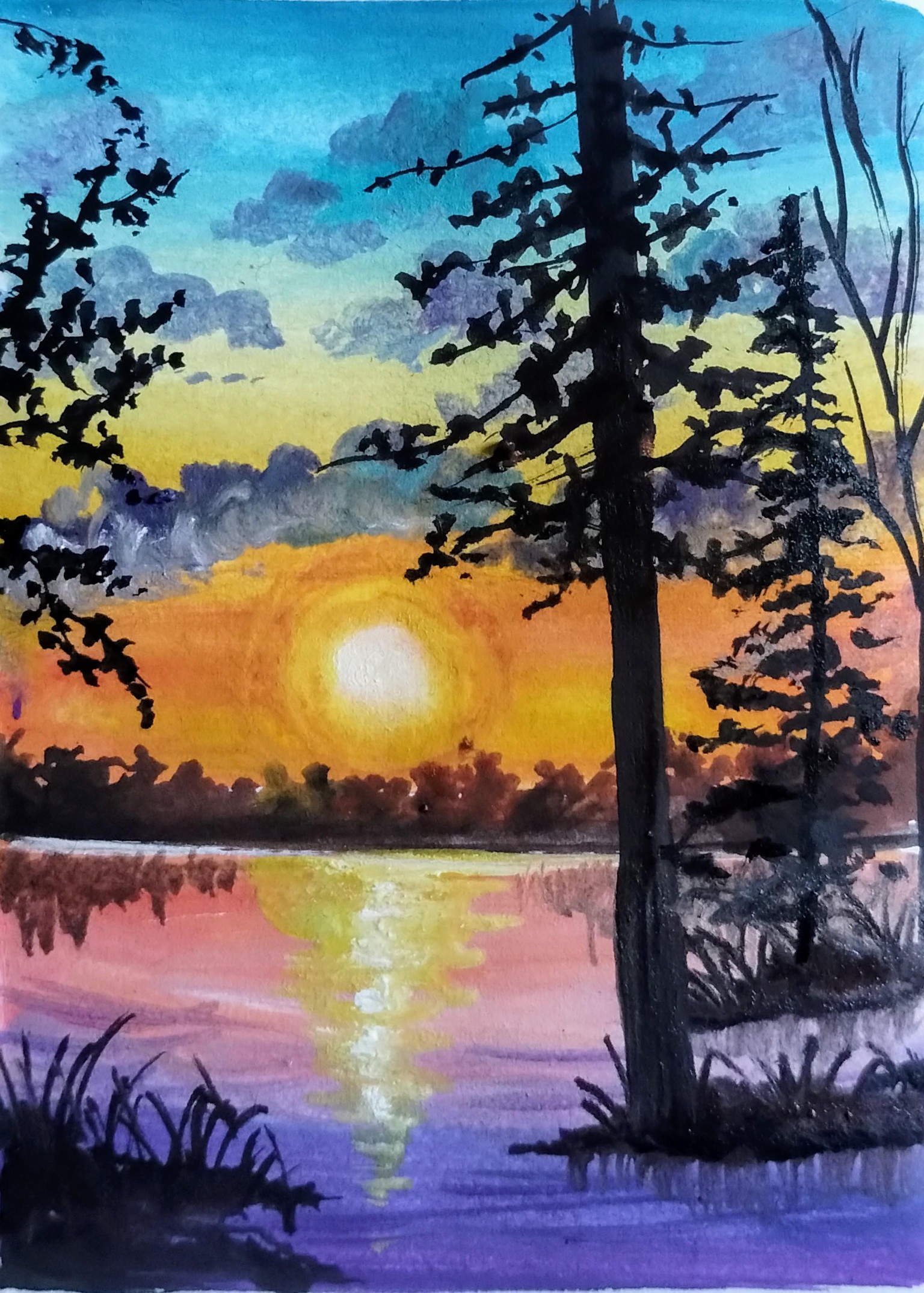 Lakeside sunset with Mohini - image 1 - student project