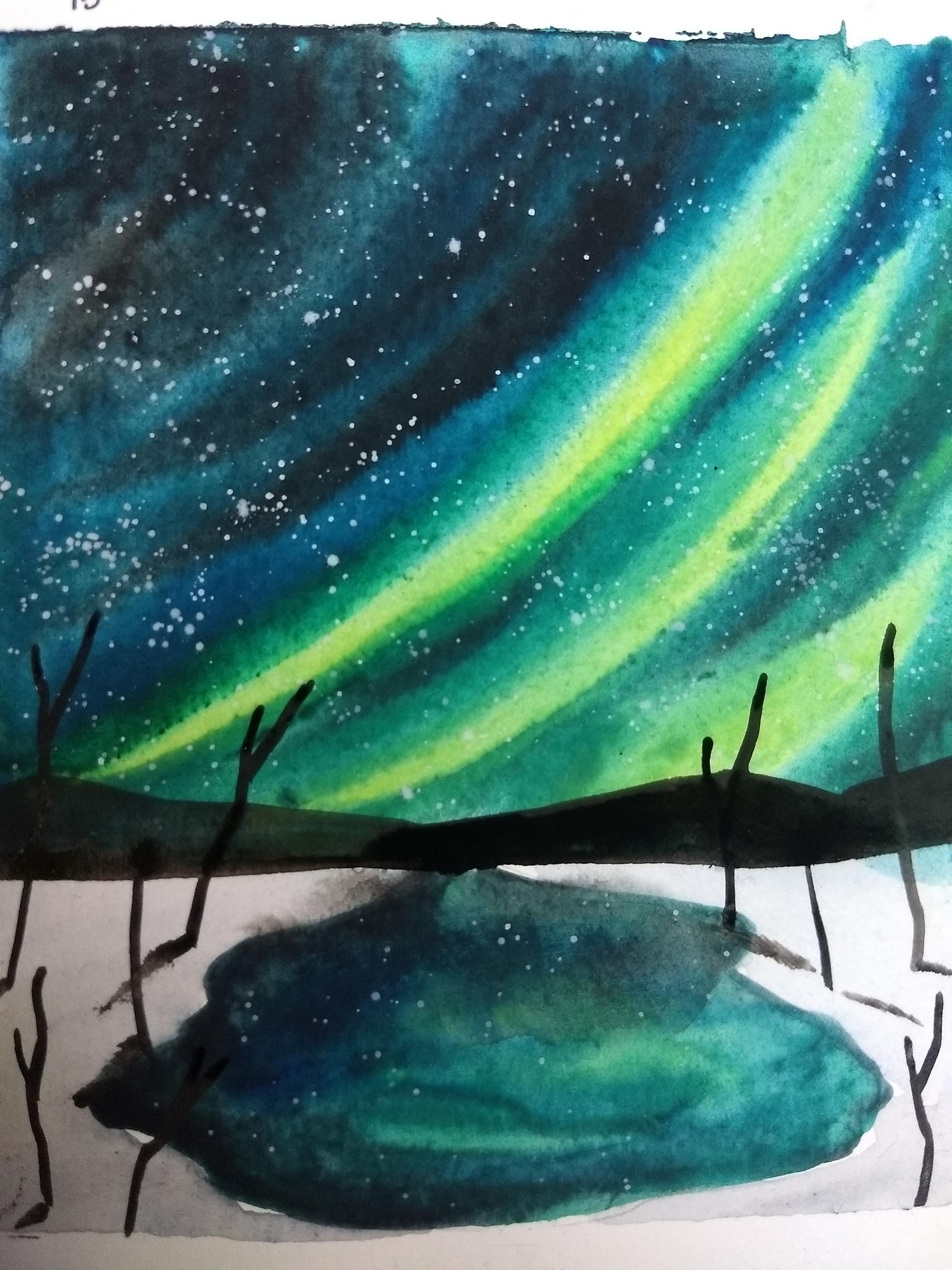 Winter landscape with Umashree - image 18 - student project