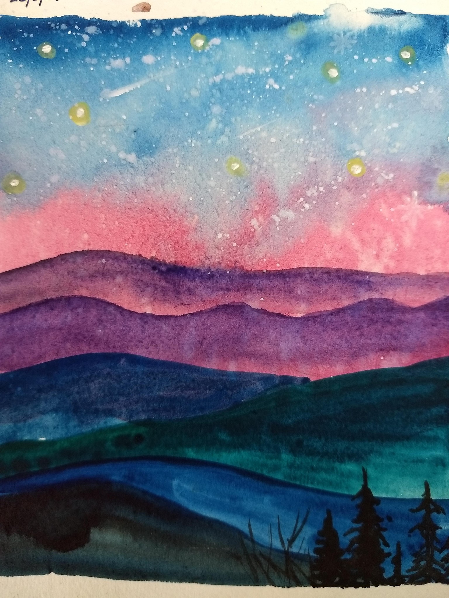 Winter landscape with Umashree - image 17 - student project