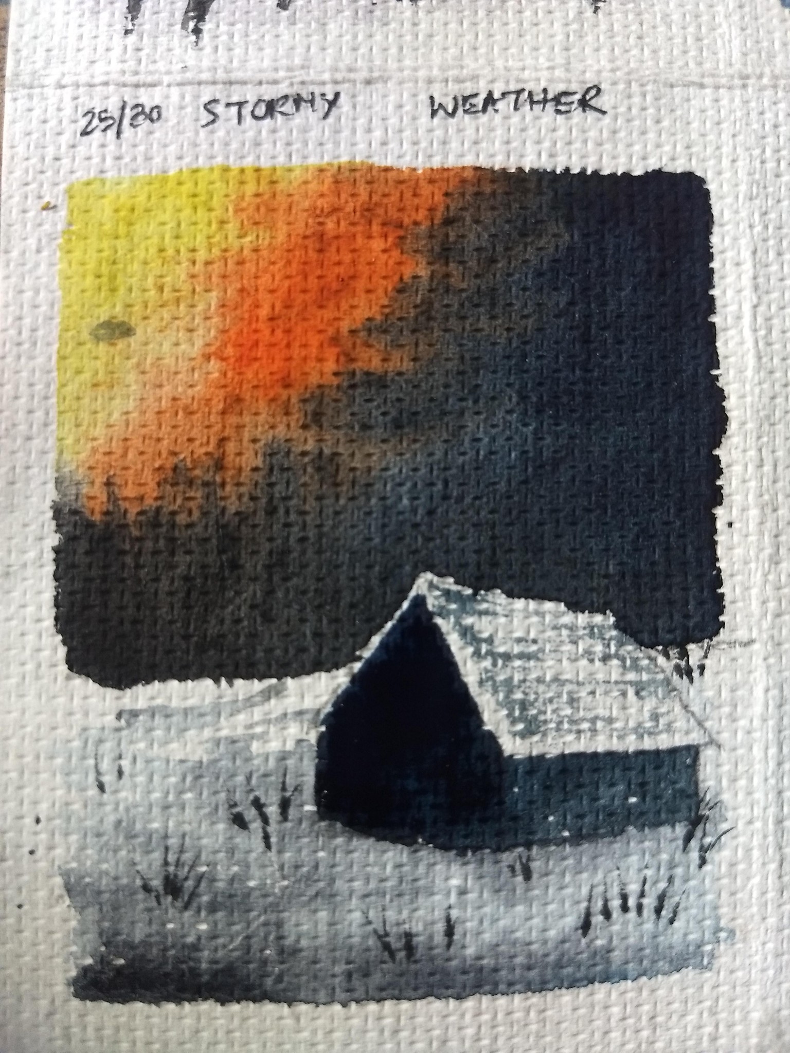 30 moody landscape in watercolor - image 2 - student project