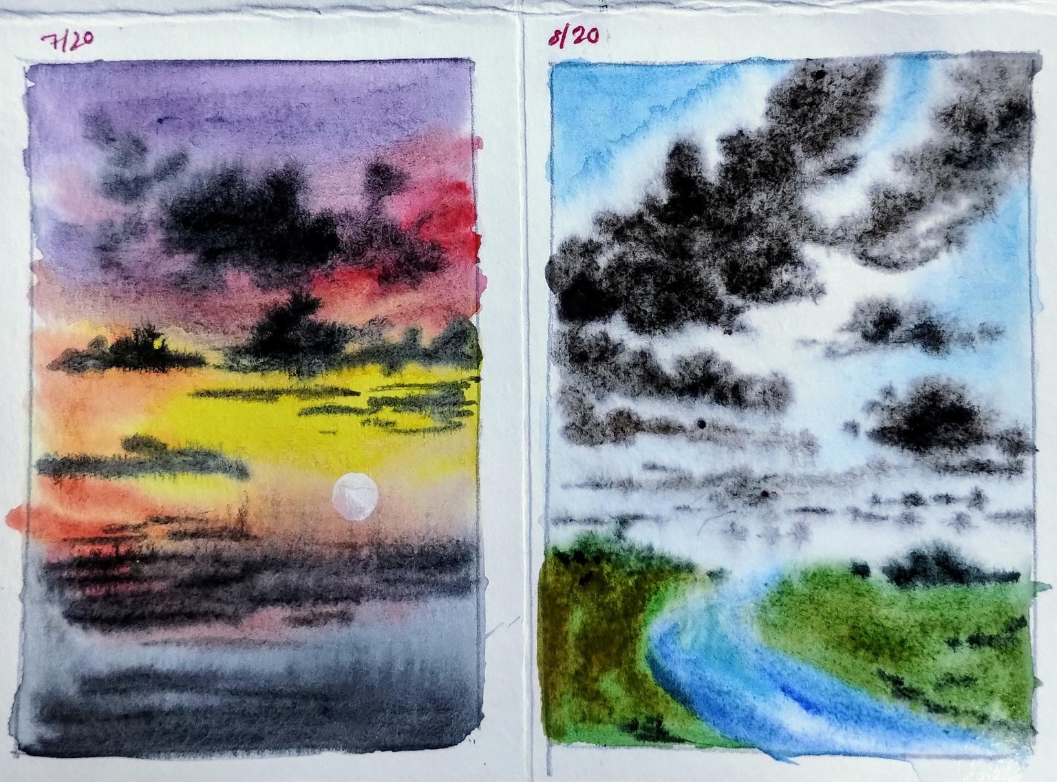 20 days Skyscape challenge with Dhritikana - image 8 - student project