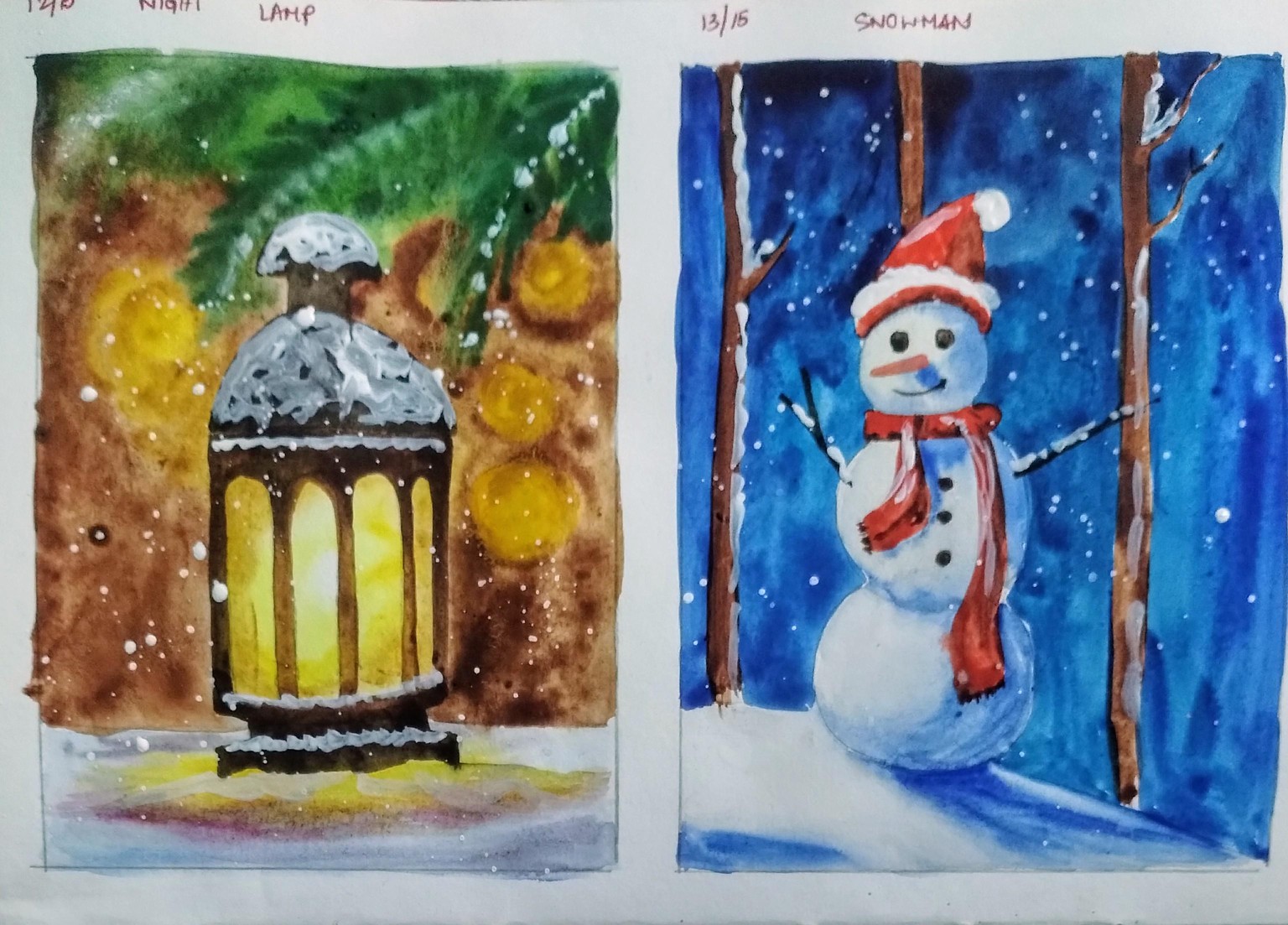 15 festive painting for magical Christmas with Geethu - image 1 - student project