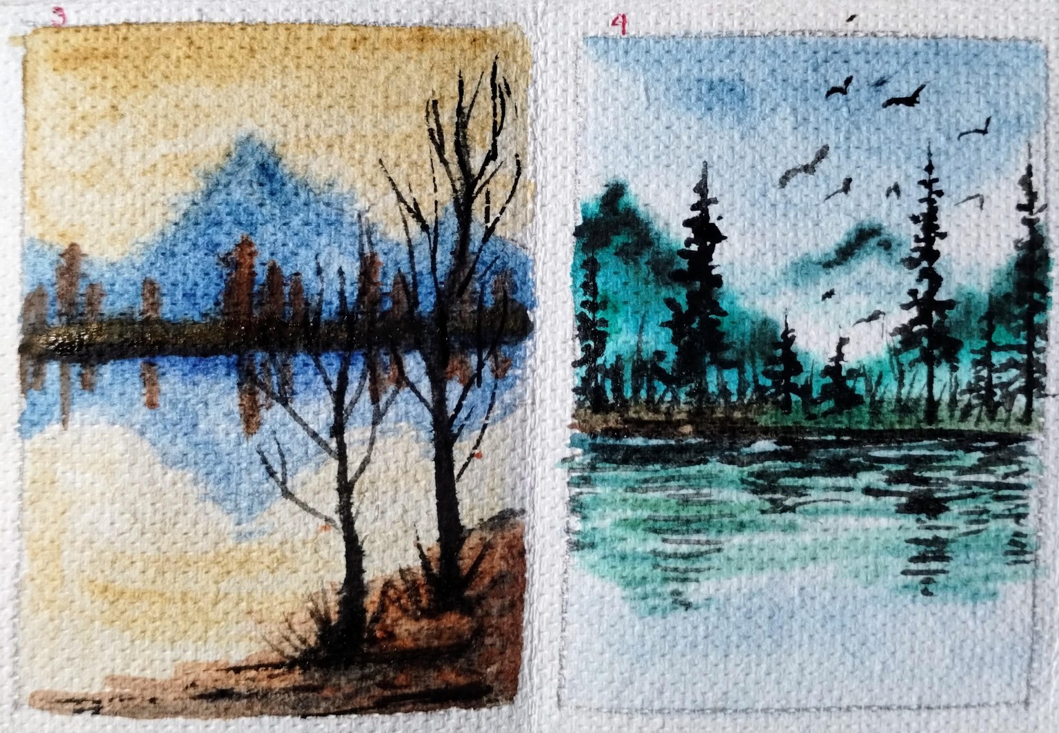 Lakes mountain and reflection with Shana - image 1 - student project