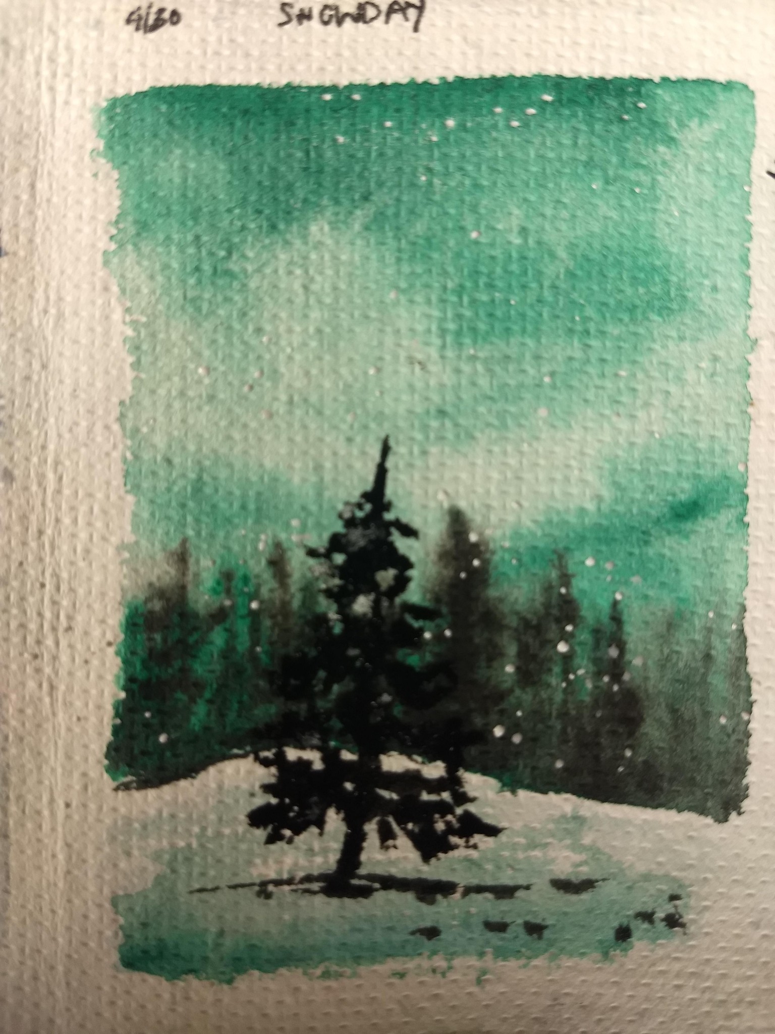 30 moody landscape in watercolor - image 23 - student project
