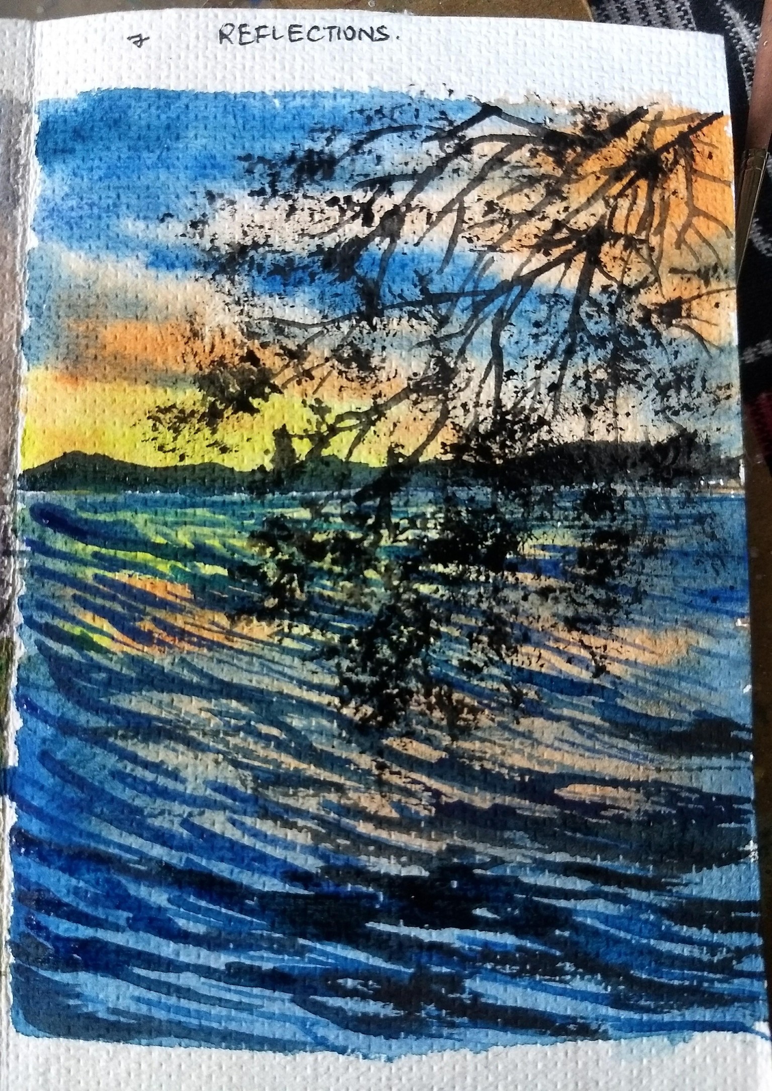 21 days watercolor seascape with umashree - image 19 - student project