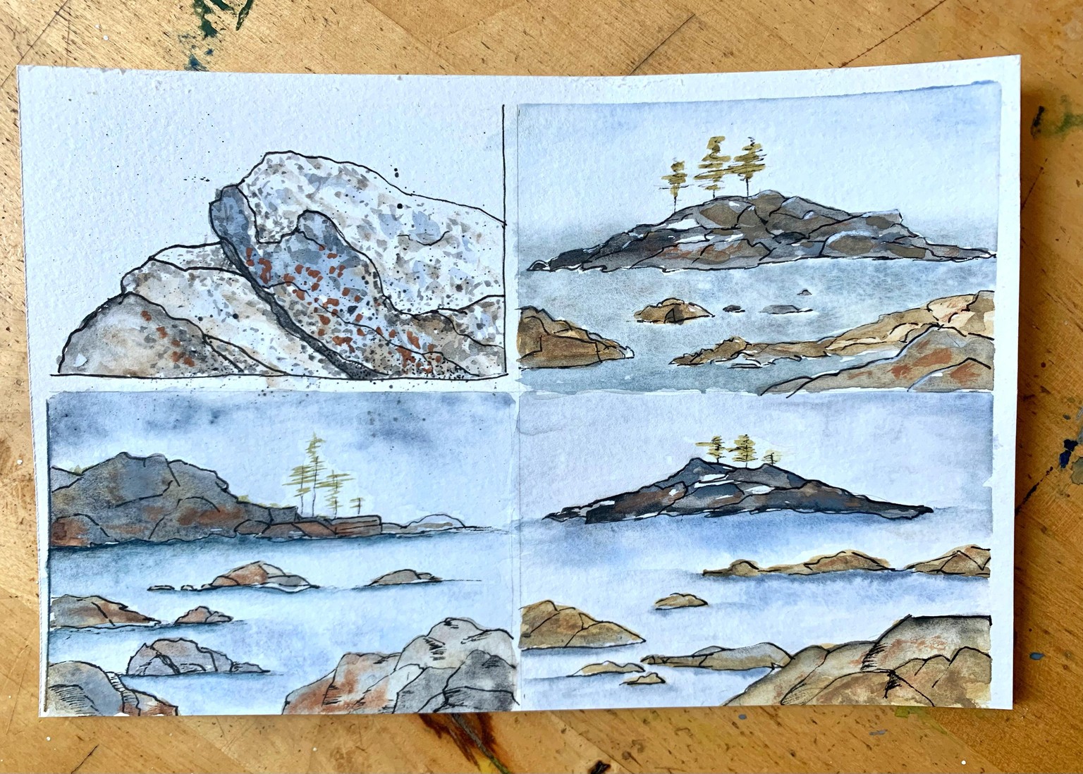 Rocks & ocean islands - image 1 - student project