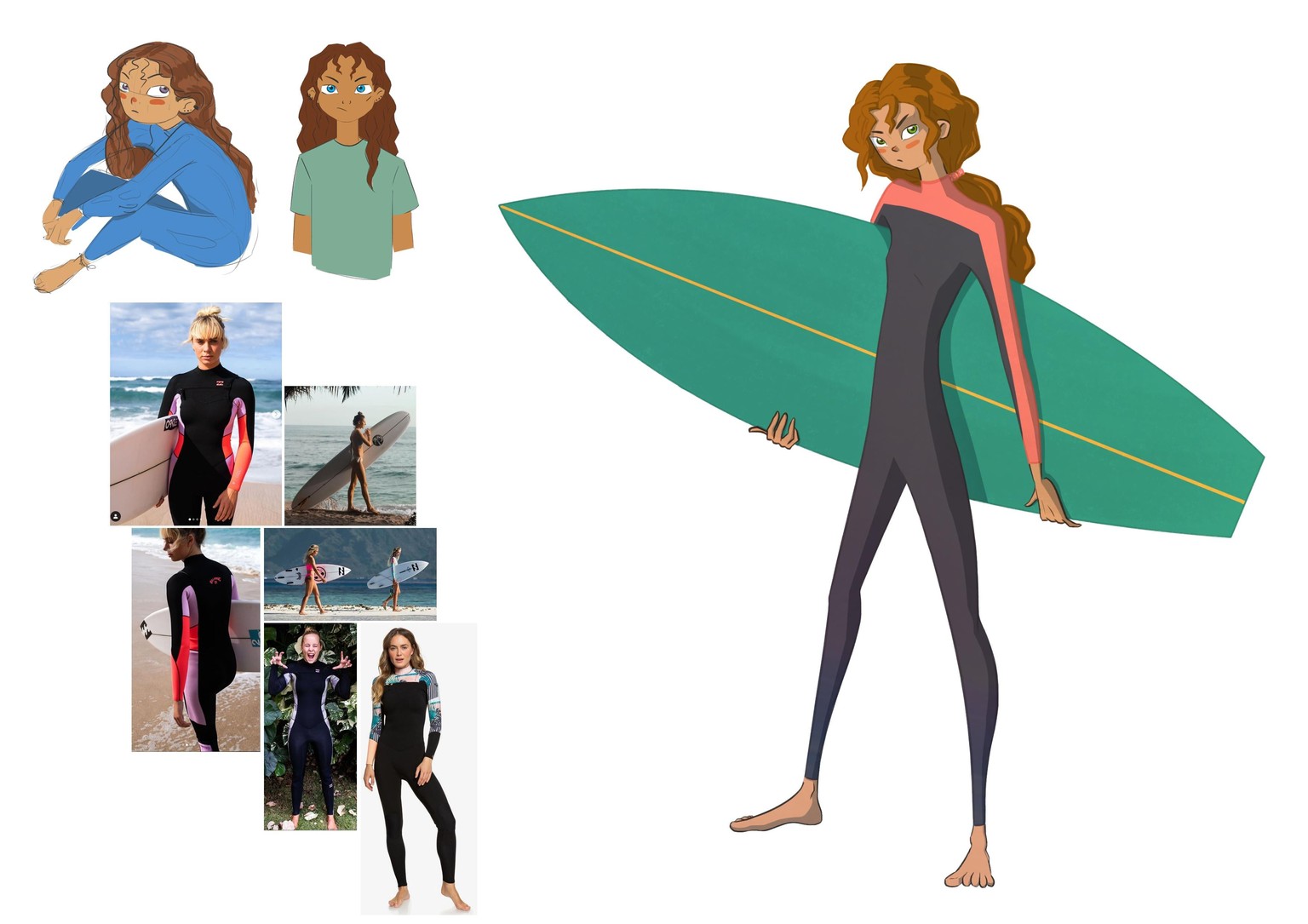 Surfer Girl Bea - image 4 - student project