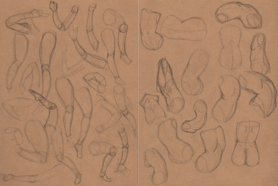 Week 9 - Gesture Drawing 'Compilations' - image 1 - student project