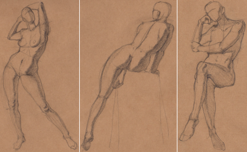 Week 9 - Gesture Drawing 'Compilations' - image 26 - student project