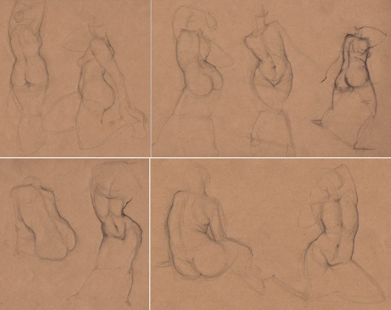 Week 9 - Gesture Drawing 'Compilations' - image 6 - student project