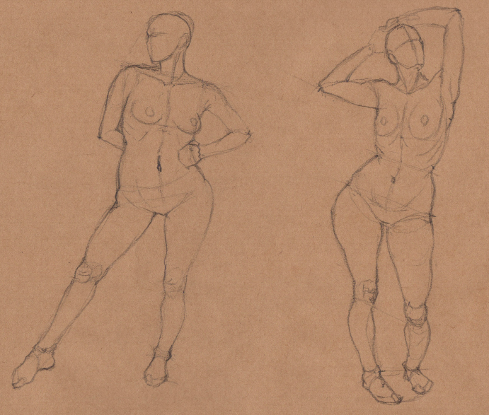 Week 9 - Gesture Drawing 'Compilations' - image 25 - student project