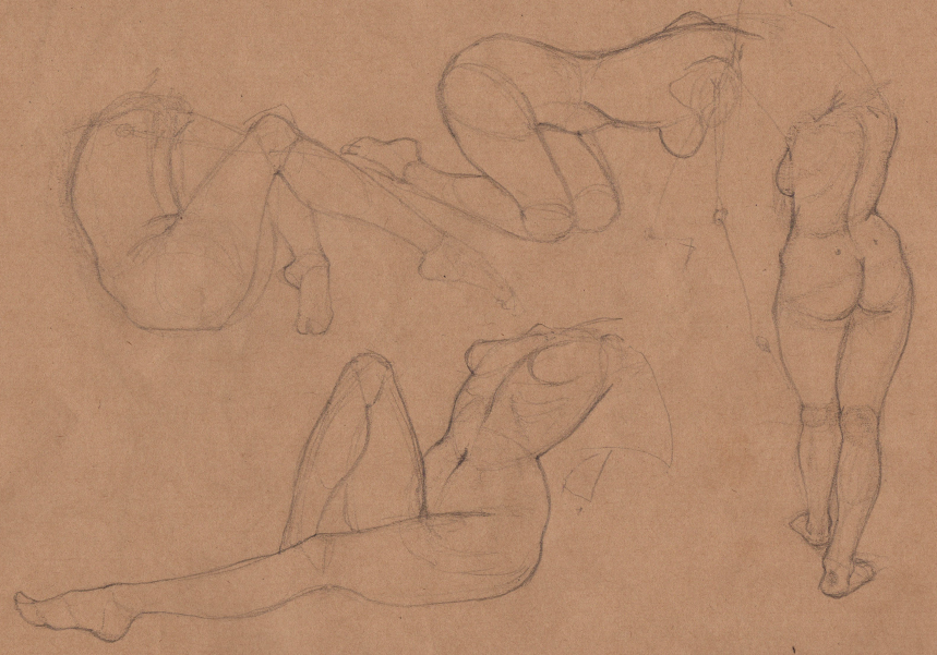 Week 9 - Gesture Drawing 'Compilations' - image 13 - student project