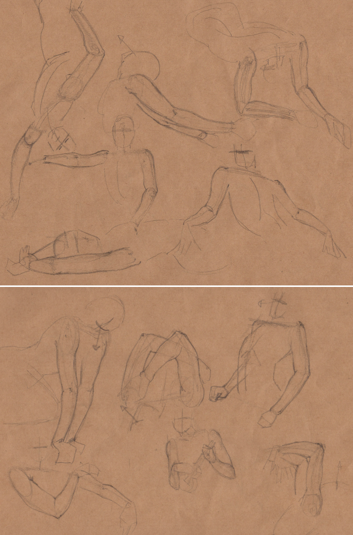 Week 9 - Gesture Drawing 'Compilations' - image 17 - student project