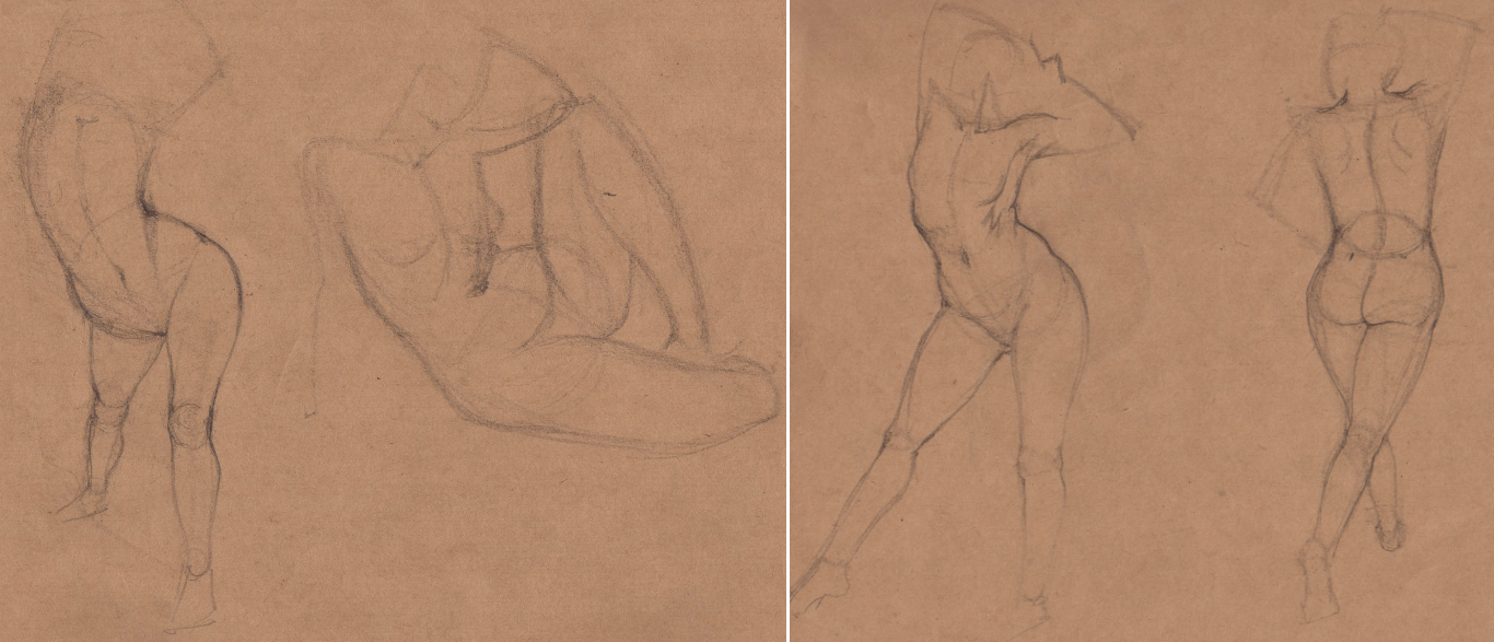 Week 9 - Gesture Drawing 'Compilations' - image 8 - student project