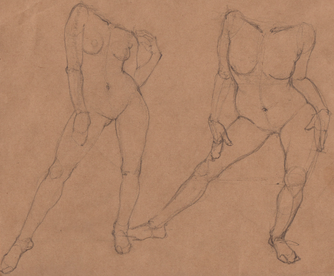 Week 9 - Gesture Drawing 'Compilations' - image 23 - student project