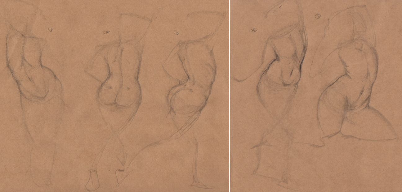 Week 9 - Gesture Drawing 'Compilations' - image 5 - student project