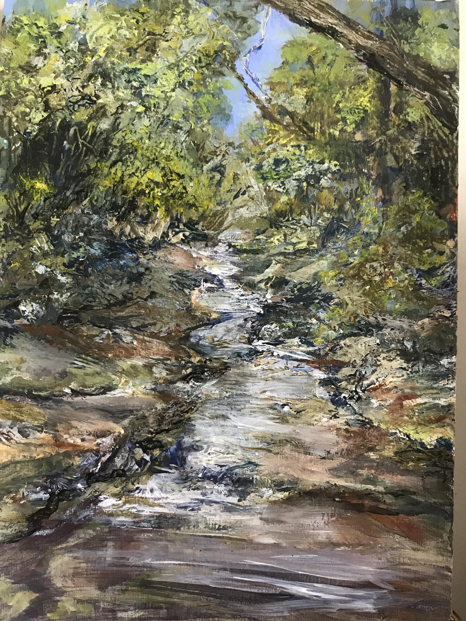 River View in Acrylics - image 1 - student project