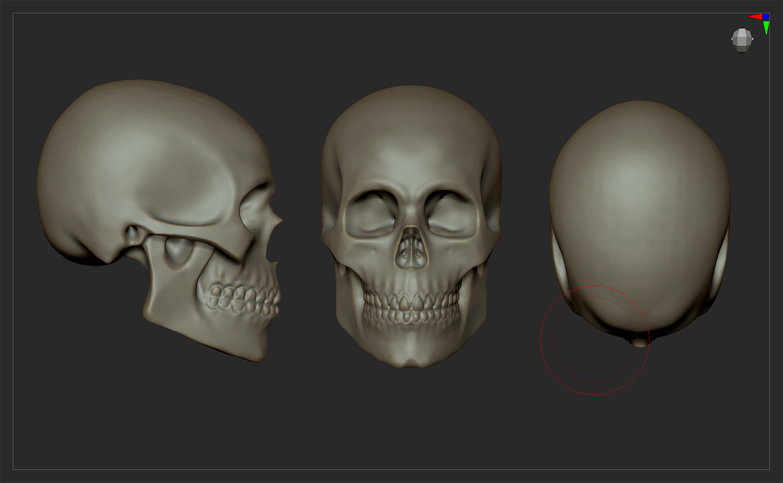 Male head - image 2 - student project