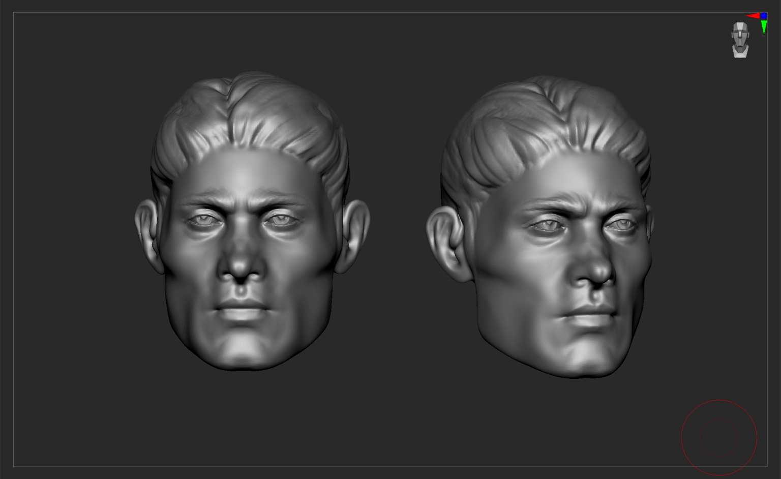 Male head - image 3 - student project