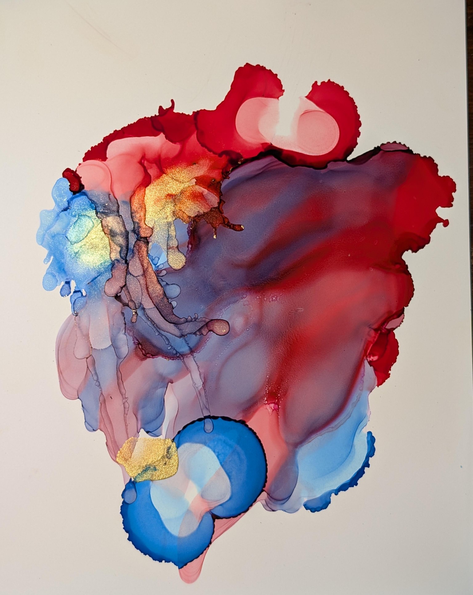 Alcohol Ink Rocks - image 3 - student project