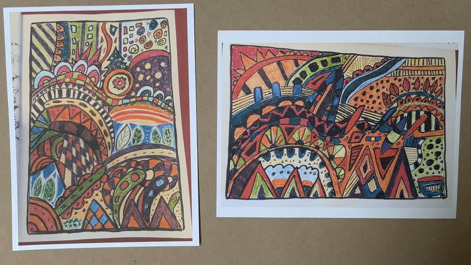 Gell pen doodles - image 1 - student project