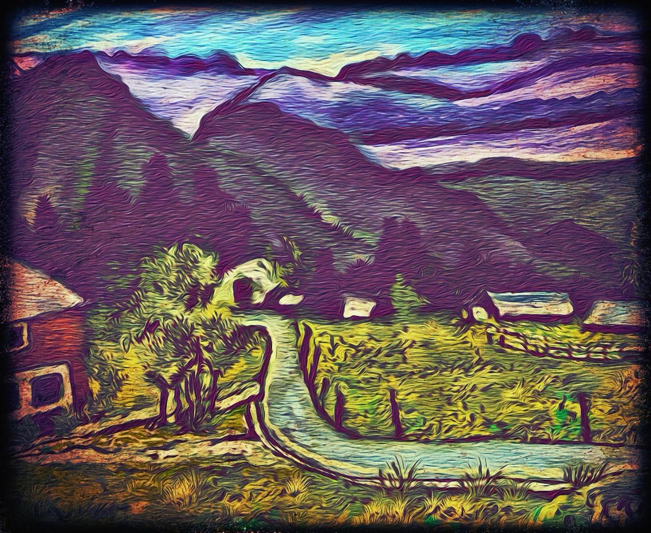 Watercolor Landscape - image 2 - student project
