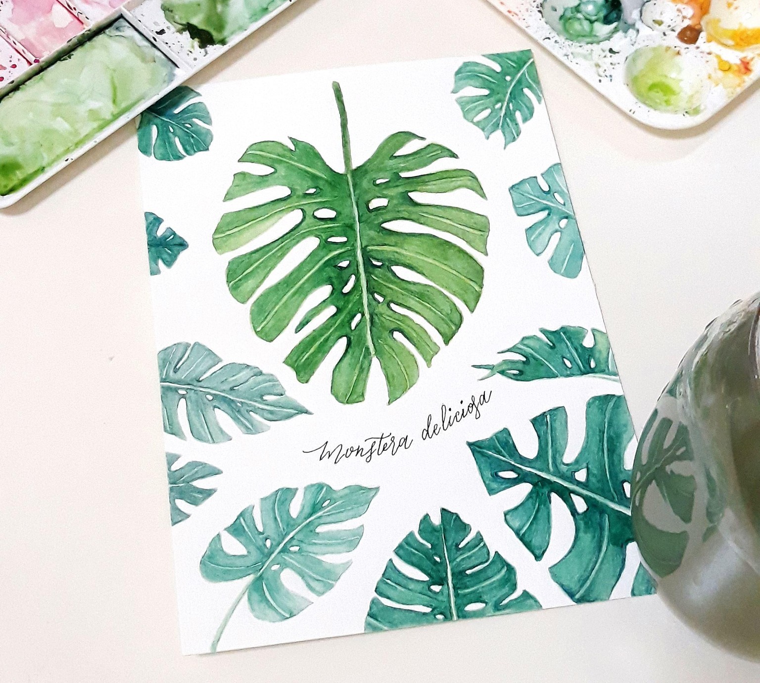 My Monstera Leaves - image 2 - student project